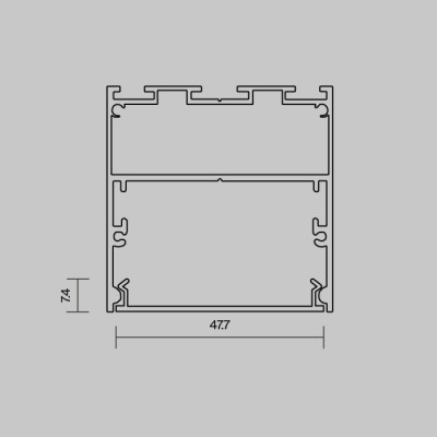 Рассеиватель Накладной-подвесной профиль 642049