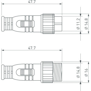 Заглушка LINE WALLWASHER 042611